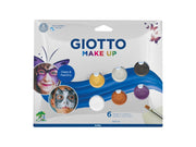 Giotto Make Up Face Paint Metallic 6x5 ml BL