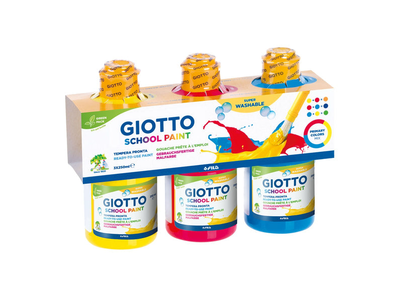 Giotto School Paint Set 3x250 ml