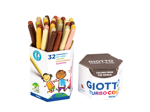 Giotto Turbo Color Skin Tones Pot 32 pcs