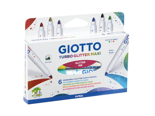 Giotto Turbo Glitter Maxi 6 pcs