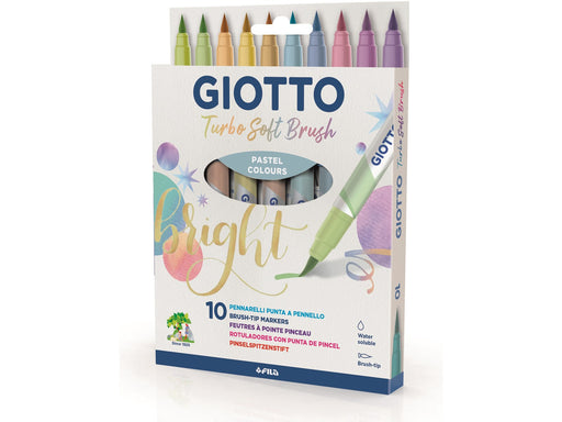 Giotto Turbo Soft Brush Pastel Colours 10 pcs BL