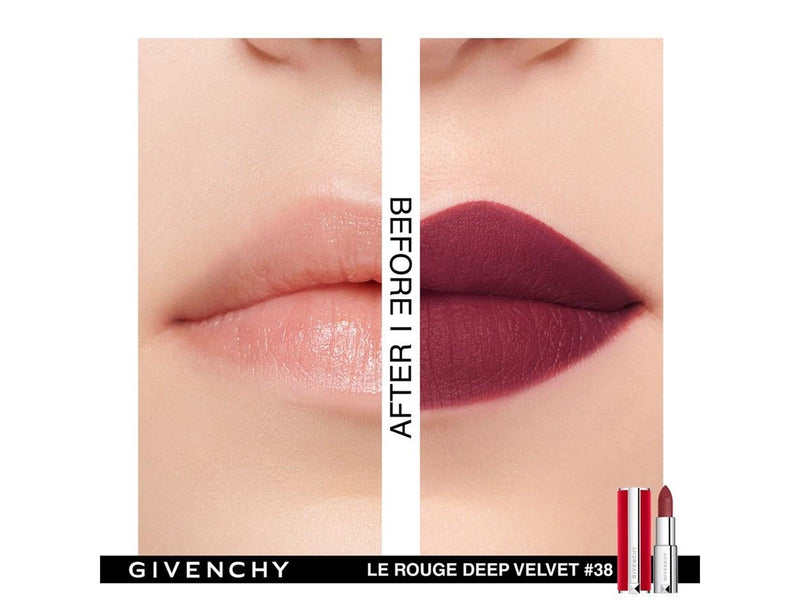 Givenchy Le Rouge Deep Velvet Lipstick 28 Rose Fumé - Warm Copper Pink