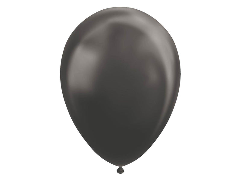 Globos Balloons Metallic Black 30cm 10pcs.