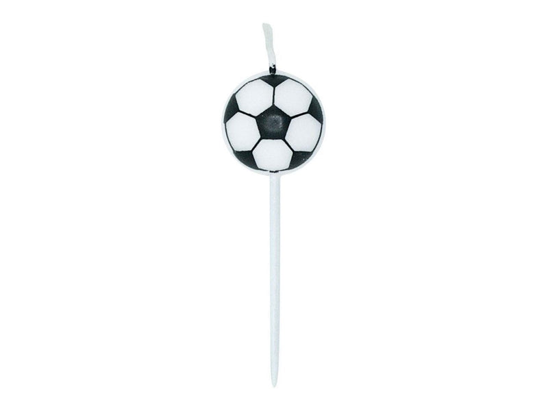 Globos Cake candles 2.4cm Football - 5 pcs.