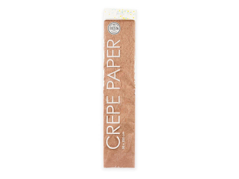Globos - Crepe paper Rose Gold 50x250cm