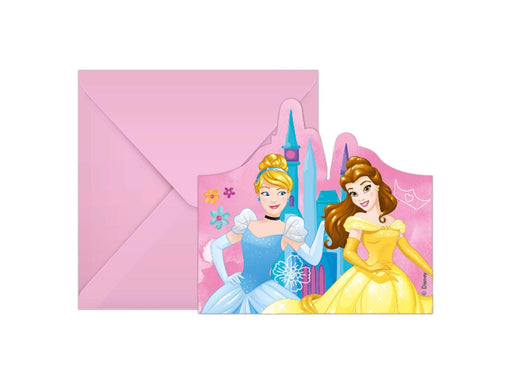 Globos Invitations and Envelopes FSC Disney Princess Live Your Story 6 pcs.