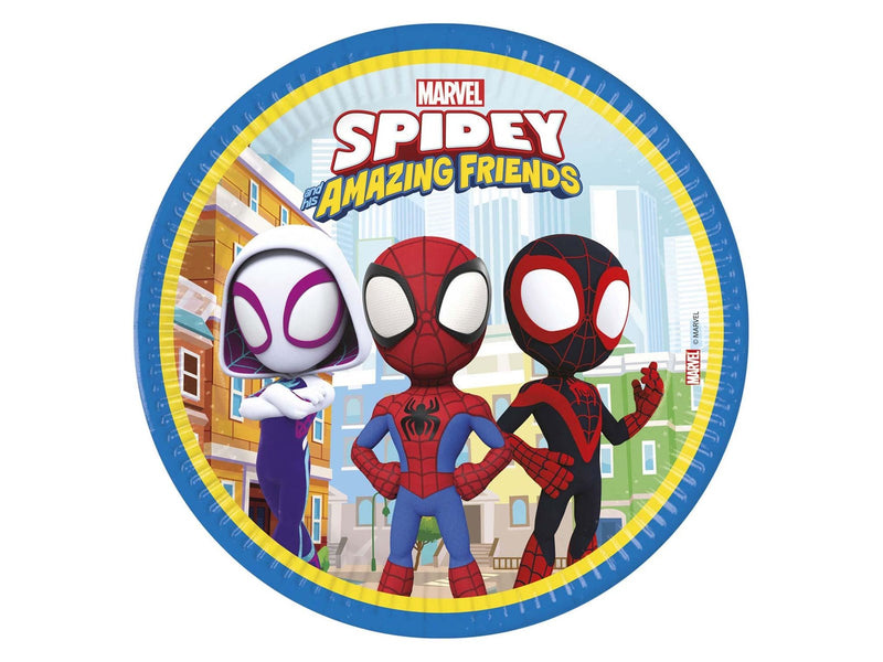 Globos Paper Plates FSC Spidey 8 pcs.