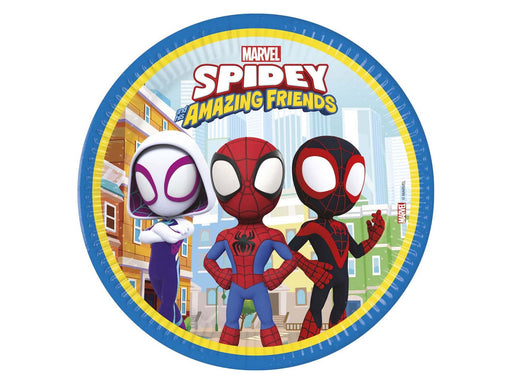 Globos Paper Plates FSC Spidey 8 pcs.