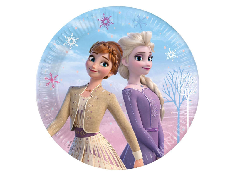 Globos - Paper Plates - Frozen 2 Wind Spirit 8 pcs.