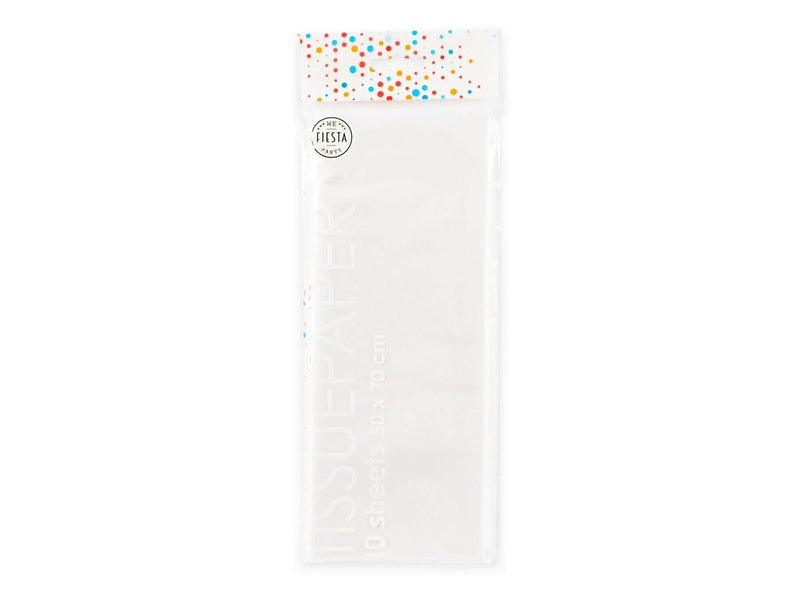 Globos - Tissue Paper 10 Sheets White 50x70cm