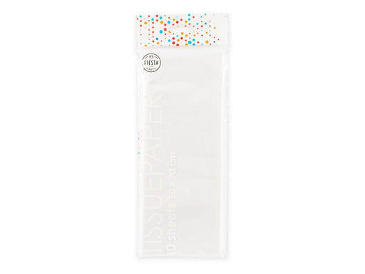 Globos - Tissue Paper 10 Sheets White 50x70cm