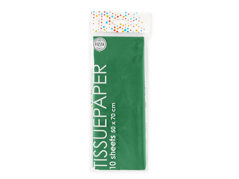 Globos - Tissue Paper 10 Sheets Xmas Green 50x70cm