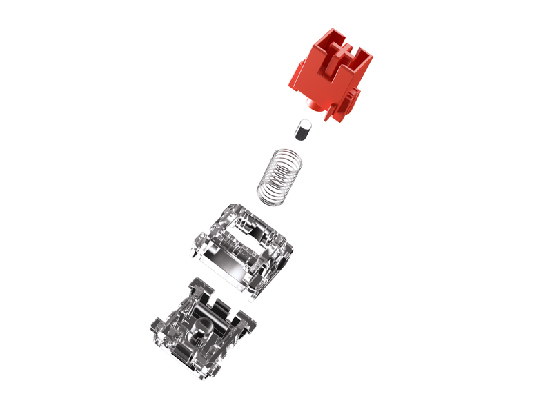 Glorious HE Switches (36pcs) - Fox - Lubed - [Linear] 45g - Key Switches