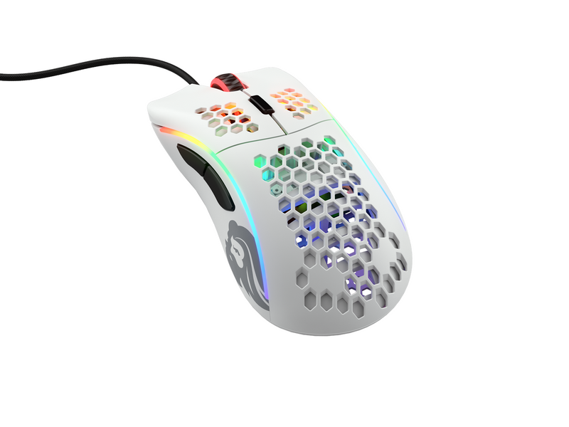Glorious Model D - Matt Weiß - Gaming Maus (Weiß mit RGB Licht)