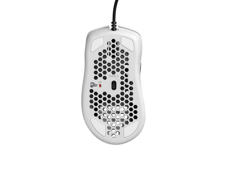 Glorious Model D - Matt Weiß - Gaming Maus (Weiß mit RGB Licht)