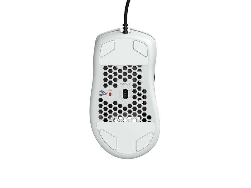Glorious Model D - Matt Weiß - Gaming Maus (Weiß mit RGB Licht)