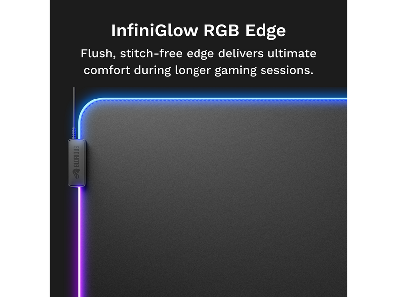 Glorious Mouse Pad 2 GLED XL Black