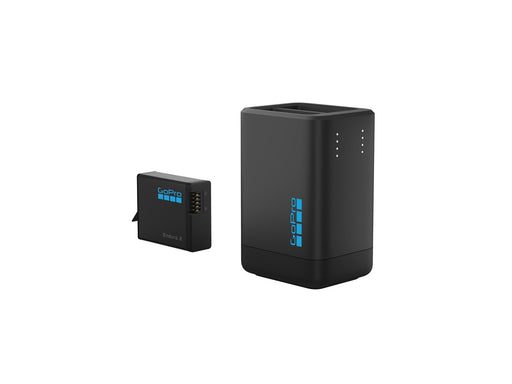 GoPro Dual Battery Charger (Enduro 2 Battery Included) For Mission 1 Series + HERO13 Black