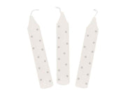 Goki Birthday Candles with Gray Dots 10 pcs.