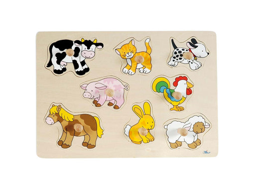 Goki Bubble Puzzle Animals Holz