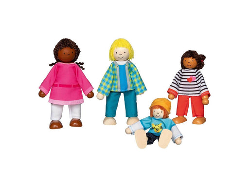 Goki Flexible Dolls Intercultural Family 4pcs.