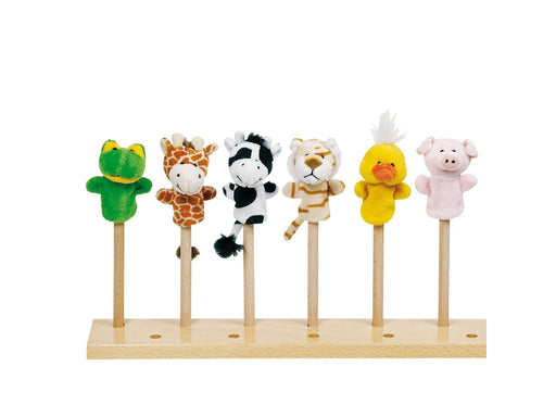 Goki Plush Finger Puppet Animal 6pcs.