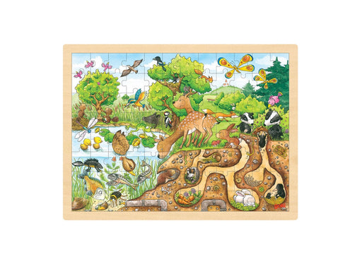 Goki Puzzle Nature 96pcs. Holz
