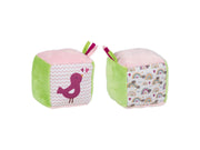 Goki Soft Cube with Crinkle Foil and Bell Bird