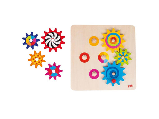 Goki Sprocket Puzzle 8pcs. Holz