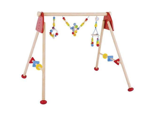 Goki Wooden Baby Gym Rainbow