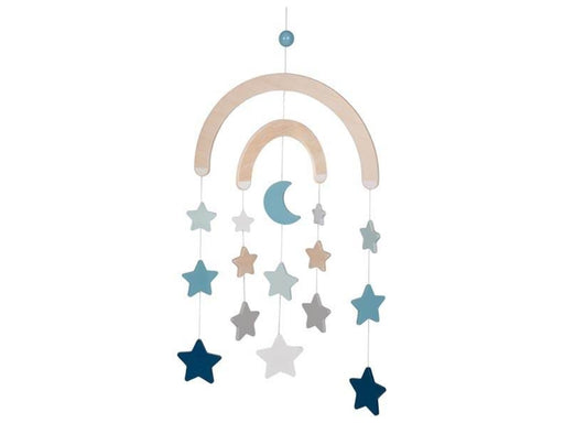 Goki Wooden Baby Mobile Starry Sky Blue