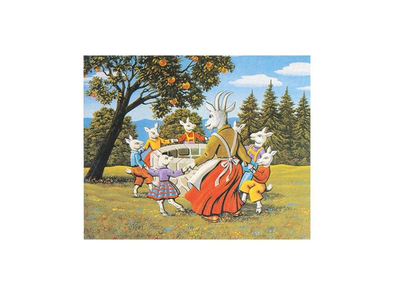 Goki Wooden Block Puzzle Fairytales Holz