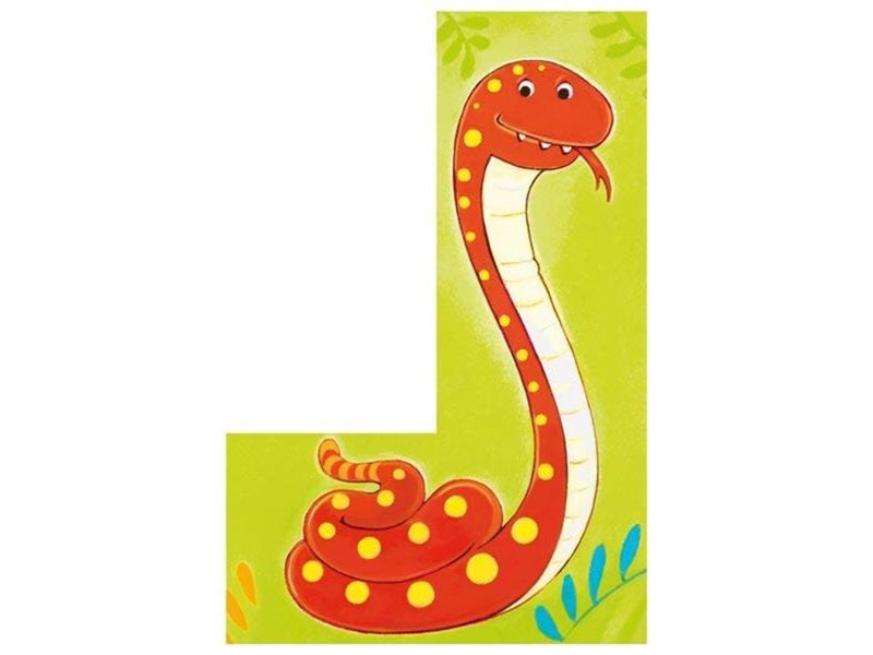 Goki Wooden Block Puzzle Wild Animals 4 pcs. Holz