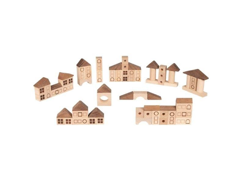 Goki Wooden Building Blocks City 70 pieces.