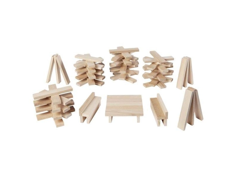 Goki Wooden Building Planks 200 pcs.