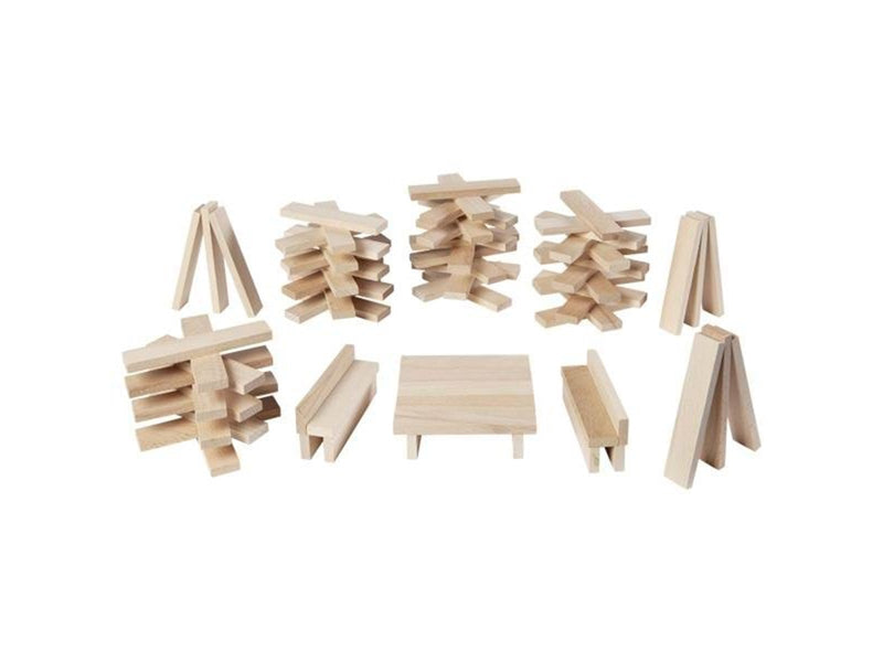 Goki Wooden Building Planks 200 pcs.