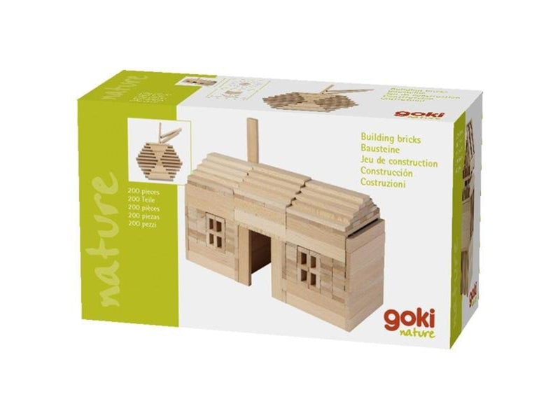 Goki Wooden Building Planks 200 pcs.