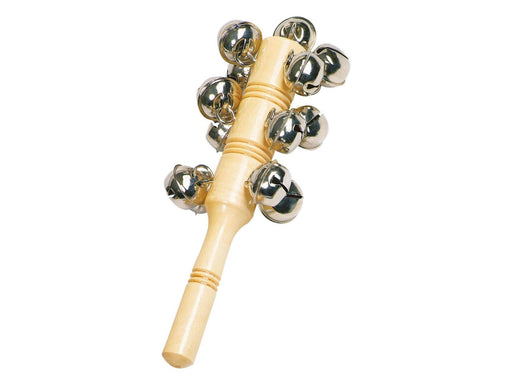 Goki Wooden Instrument Bell Stick with 13 Bells