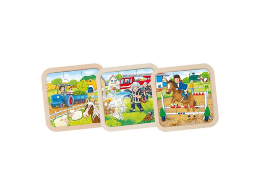 Goki Wooden Jigsaw Puzzle - assorted Holz