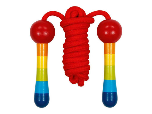 Goki - Wooden Jump Rope Rainbow 200cm