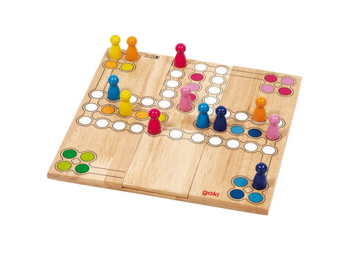 Goki Wooden Ludo Game-Variable