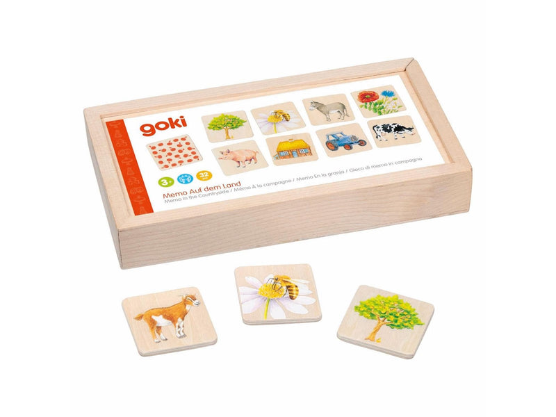 Goki Wooden Memo In the Countryside