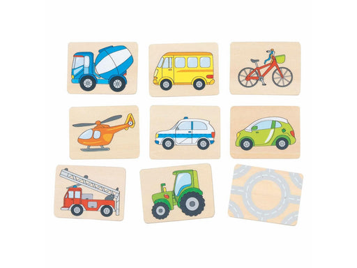 Goki Wooden Memo Vehicles