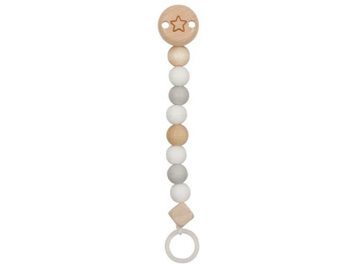 Goki Wooden Pacifier Chain Star Blue