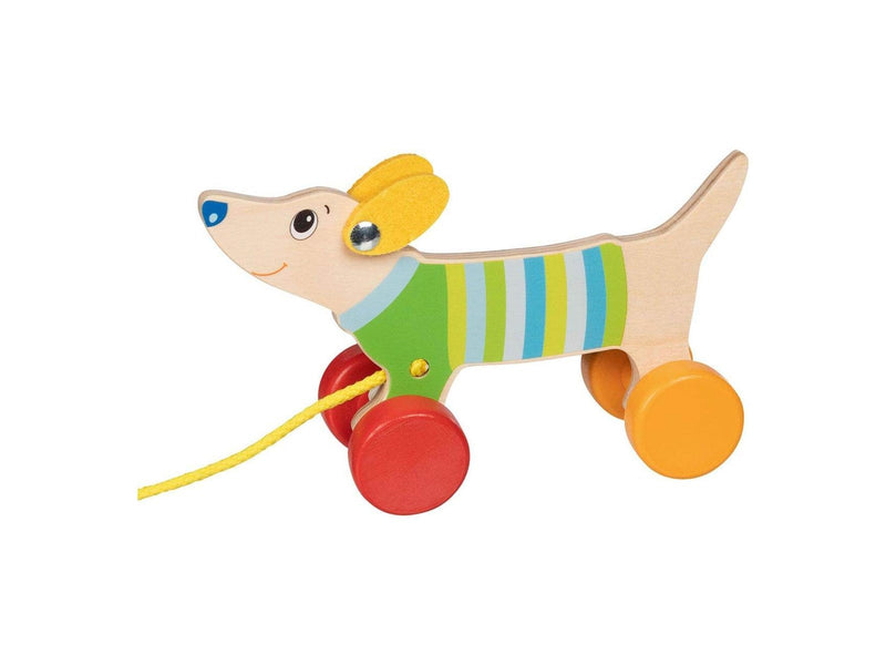 Goki Wooden Pull Along Dog