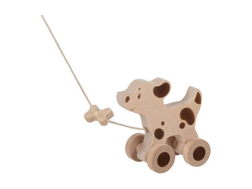Goki Wooden Pull Animal Dog