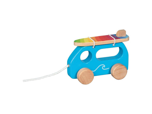 Goki Wooden Pull Figure Surf Car