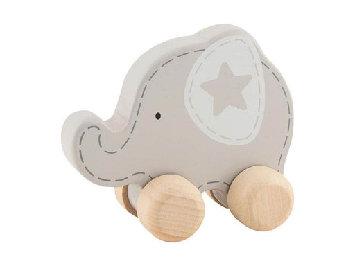 Goki Wooden Push Figure Elephant