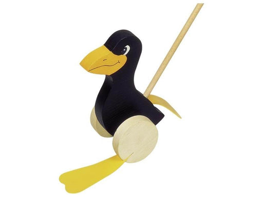 Goki Wooden Push Figure Raven