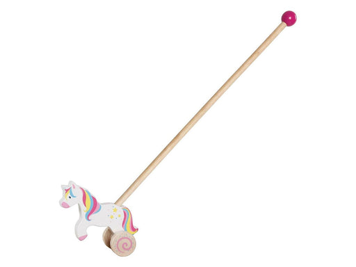 Goki Wooden Push Figure Unicorn